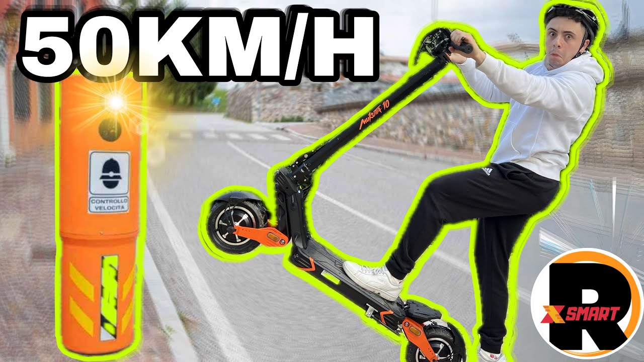 questo MONOPATTINO con le FRECCE va a 50KM/H - MA È LEGALE? - RECENSIONE MUKUTA 10